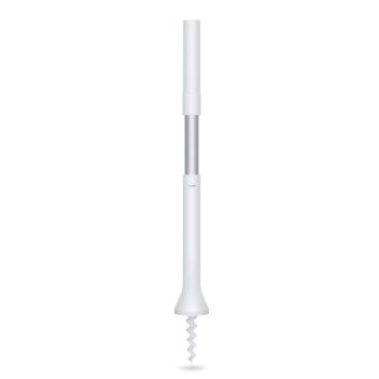 Valge plastikust navigatsioonimajakas Ecovacs GOAT G1 niidukitele, millel on kaasaegne disain ja kitsas struktuur.