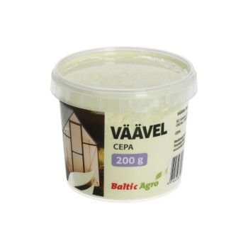 200 g sibulapesto plastikpurk, kaubamärgiga Väävel Balbi Agro.