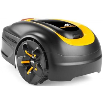 McCulloch S800 robotniiduk on musta ja kollase värvikombinatsiooniga. Suured rattad tagavad tagumises osas hea manööverdusvõime. Esiosas asub juhtpaneel.