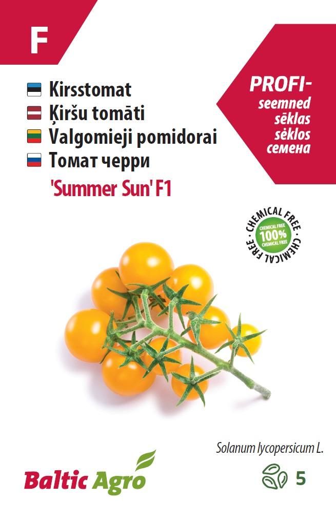 Seemned kirsstomat 'Summer Sun' Baltic Agro F1 5 s  4744360013305