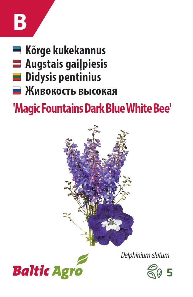 Seemned kukekannus 'MF Dark Blue White Bee' Baltic Agro  4744360013077