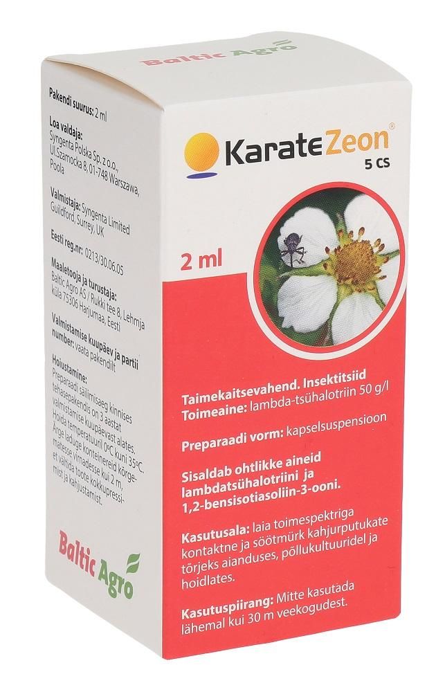 Taimekaitsevahend Karate Zeon 2ml 4744360015262