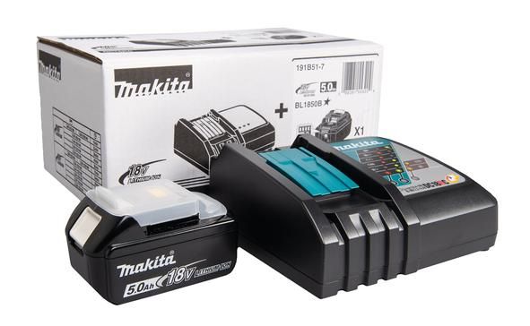 Aku Makita 18V 5Ah BL1850B + akulaadija DC18RC 088381553209