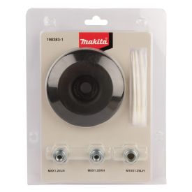 Makita trimmeri rohuketas lendteraga sobib mudelitele DUR189, DUR188, DUR187. Pakend sisaldab musta värvi rohuketast, valget voolikut ja metallist kinnitusdetaile.