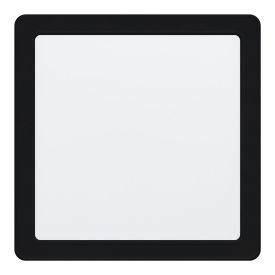 Ruudukujuline laevalgusti musta raamiga ja valge hajutiga, kaasaegse välimusega.