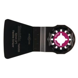 Mustast metallist mitmekülgne kaabitsatera, umbes 52 mm lai, ümarate servadega ja ühel küljel hammasratta kujuline kinnitus, keskel roosa detail ja valge tekst tööriista pinnal.