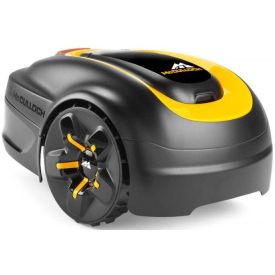 McCulloch S800 robotniiduk on musta ja kollase värvikombinatsiooniga. Suured rattad tagavad tagumises osas hea manööverdusvõime. Esiosas asub juhtpaneel.