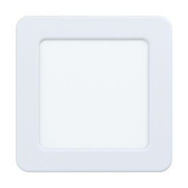 Valge, ruudukujuline süvistatav laevalgusti, millel on sile raam ja matt viimistlus. Keskosas on matistatud valguspaneel, ümarate nurkadega raam.